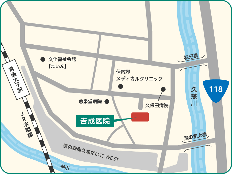 吉成医院 アクセスマップ